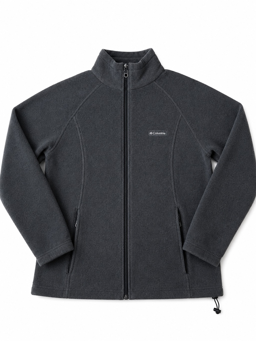 Columbia Women's Benton Springs Full Zip Fleece Jacket Charcoal Gray Size Large